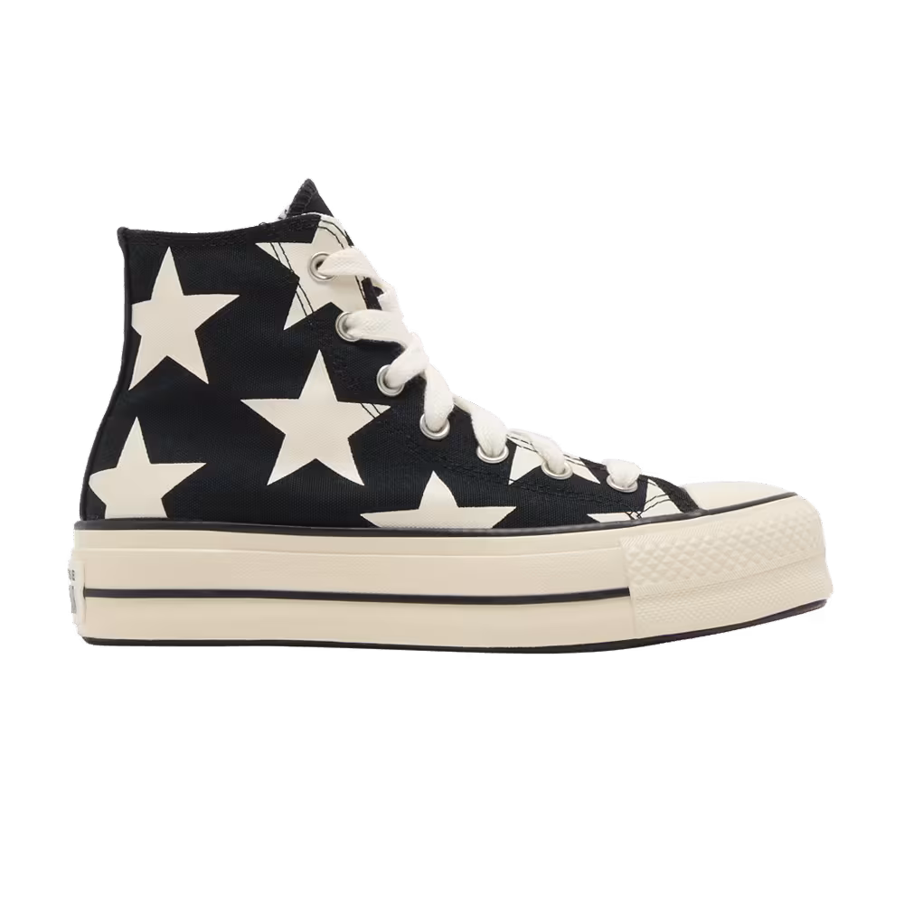 Converse Women's Chuck Taylor All Star Lift Platform High Large Stars