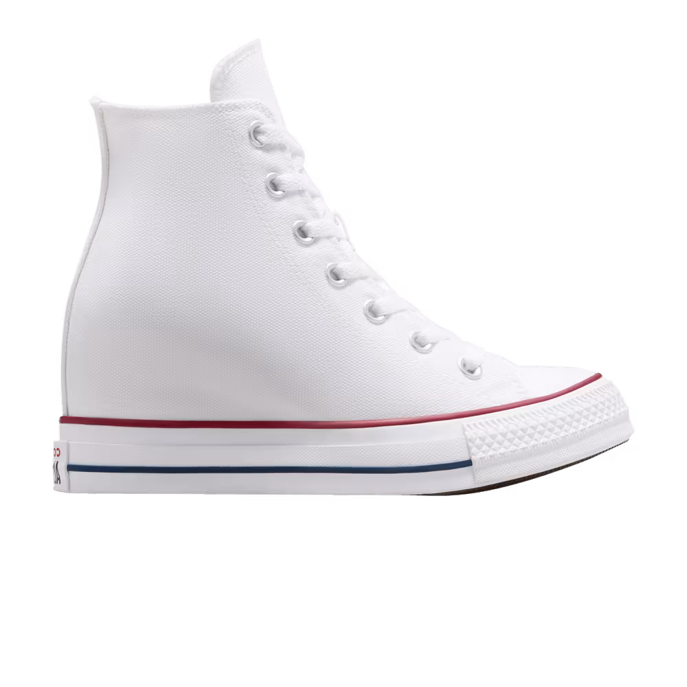 Converse Women's Chuck Taylor All Star Wedge Platform High White Red Navy