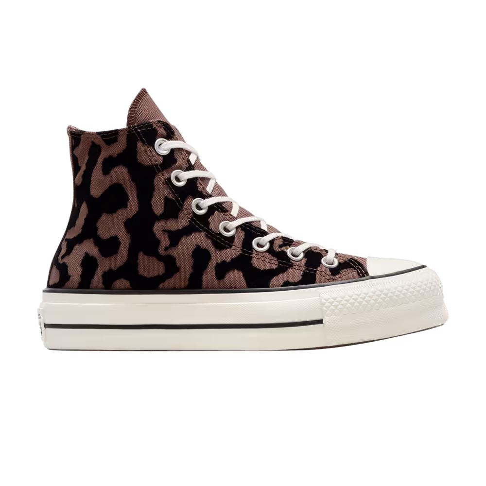 Converse Women's Chuck Taylor All Star Lift Platform High Leopard Remix
