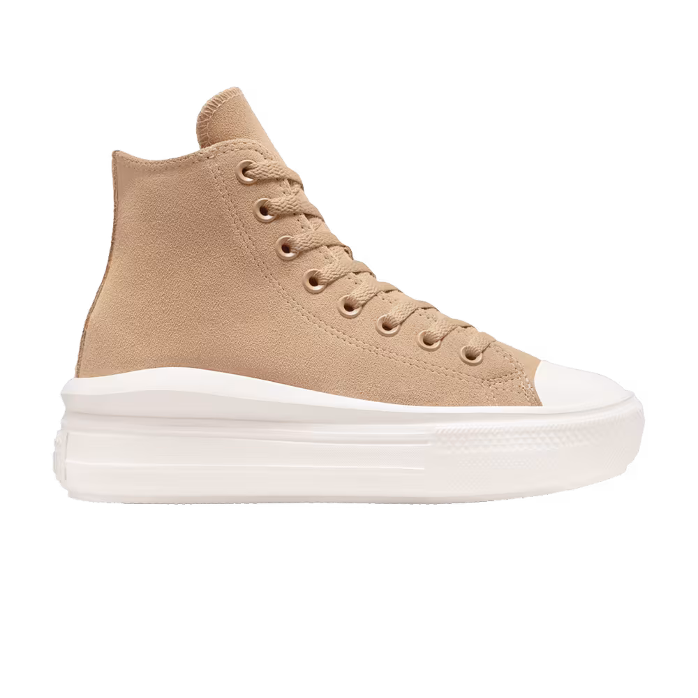 Converse Women's Chuck Taylor All Star Move Platform High Colorful Suede - Coffee Rum