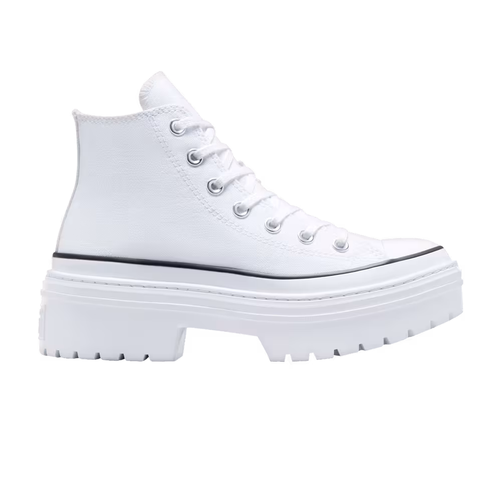 Converse Women's Chuck Taylor All Star Lugged Heel Platform High White Black