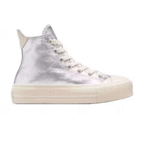 Converse Wmns Chuck Taylor All Star Lift High 'Metallic - Pure Silver'