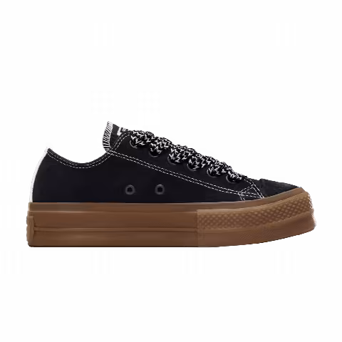 Converse Wmns Chuck Taylor All Star Lift Platform Low 'Black Egret Gum'