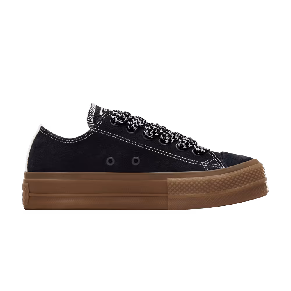 Converse Women's Chuck Taylor All Star Lift Platform Low Black Egret Gum