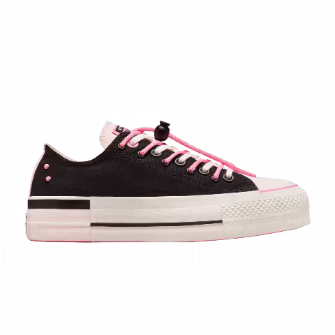 Converse Wmns Chuck Taylor All Star Lift Platform EasyOn Low 'Black Fable Pink'