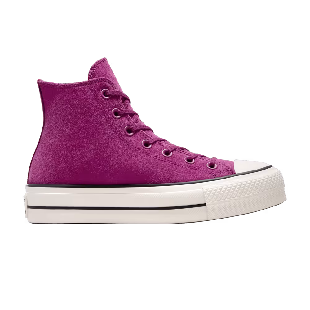 Converse Women's Chuck Taylor All Star Lift Platform High Colorful Suede - Quantum Violet