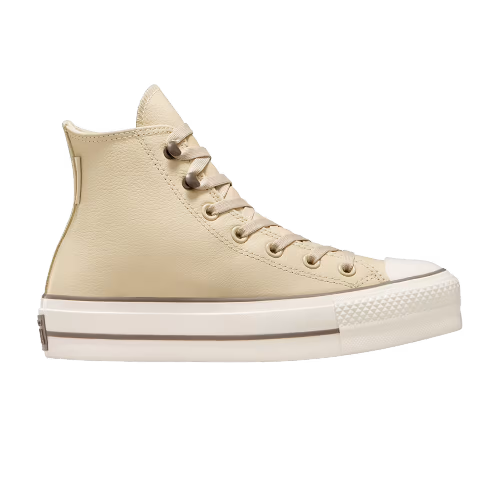 Converse Women's Chuck Tayor All Star Lift Platform High Weatherized Leather - Miso Glaze