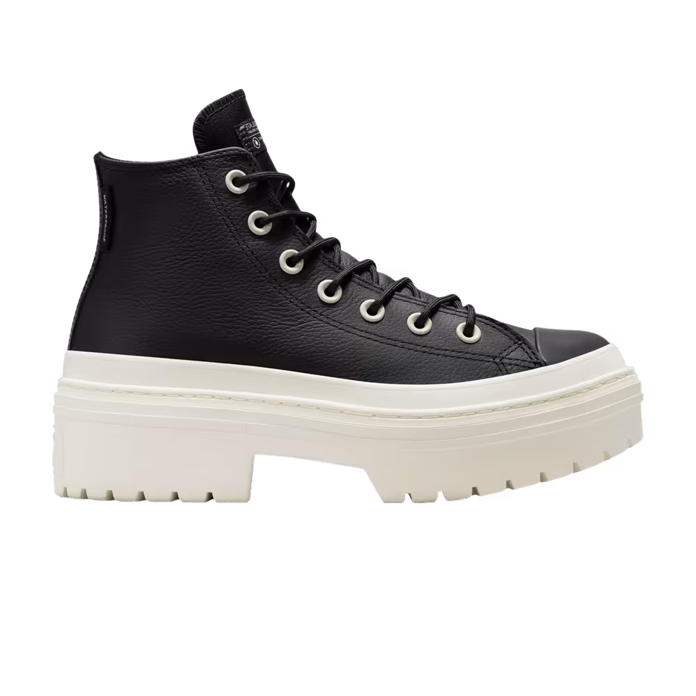 Converse Women's Chuck Taylor All Star Lugged Heel Platform Waterproof High Black Egret