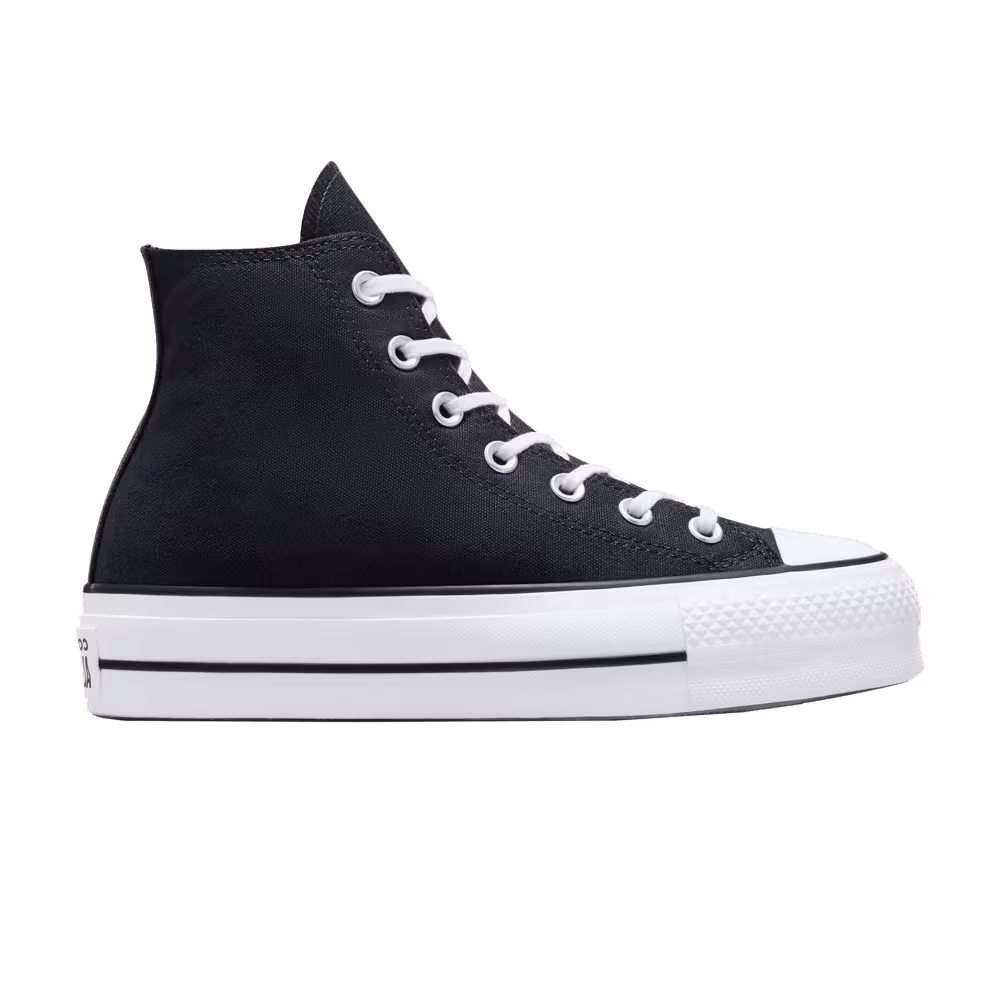Converse Women's Chuck Taylor All Star Lift Platform High Wide Black White