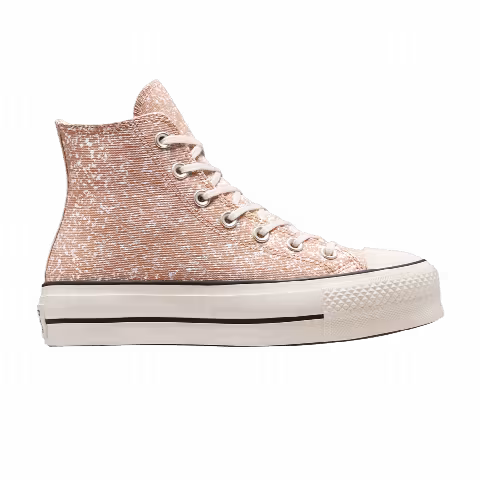 Converse Wmns Chuck Taylor All Star Lift Platform High 'Glitter - Dusty Cinder'