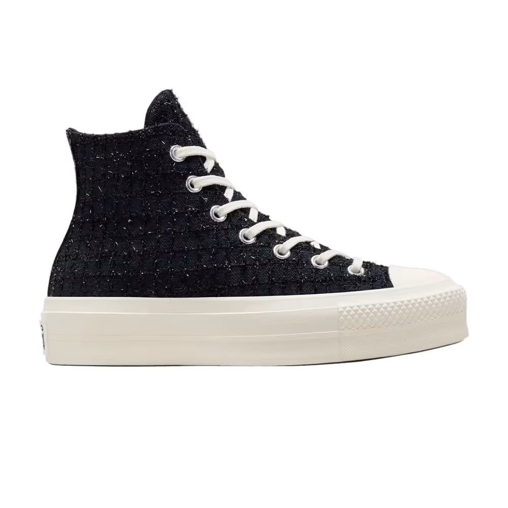 Converse Women's Chuck Taylor All Star Lift Platform High Tweed Shimmer