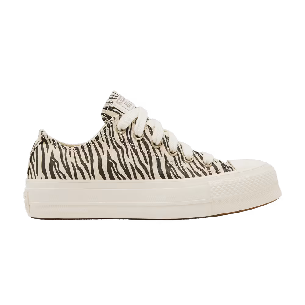 Converse Women's Chuck Taylor All Star Lift Low Zebra Print