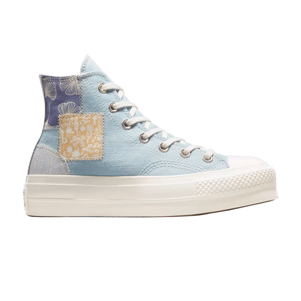 Converse Women's Chuck Taylor All Star Lift Platform High Denim Patchwork