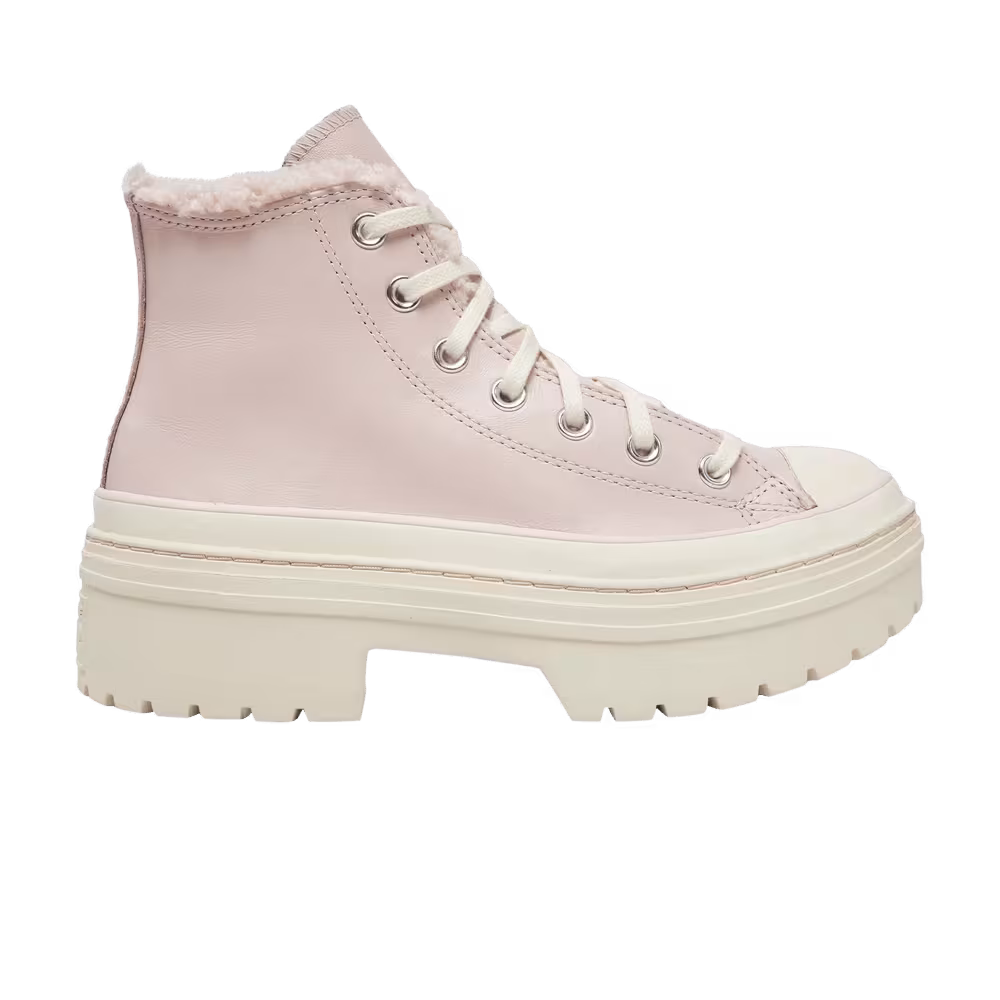 Converse Women's Chuck Taylor All Star Lugged Heel Platform High Sherpa - Blush Hush