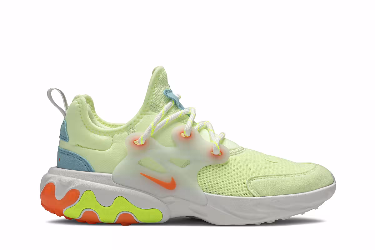 Nike React Presto GS Barely Volt, view 2