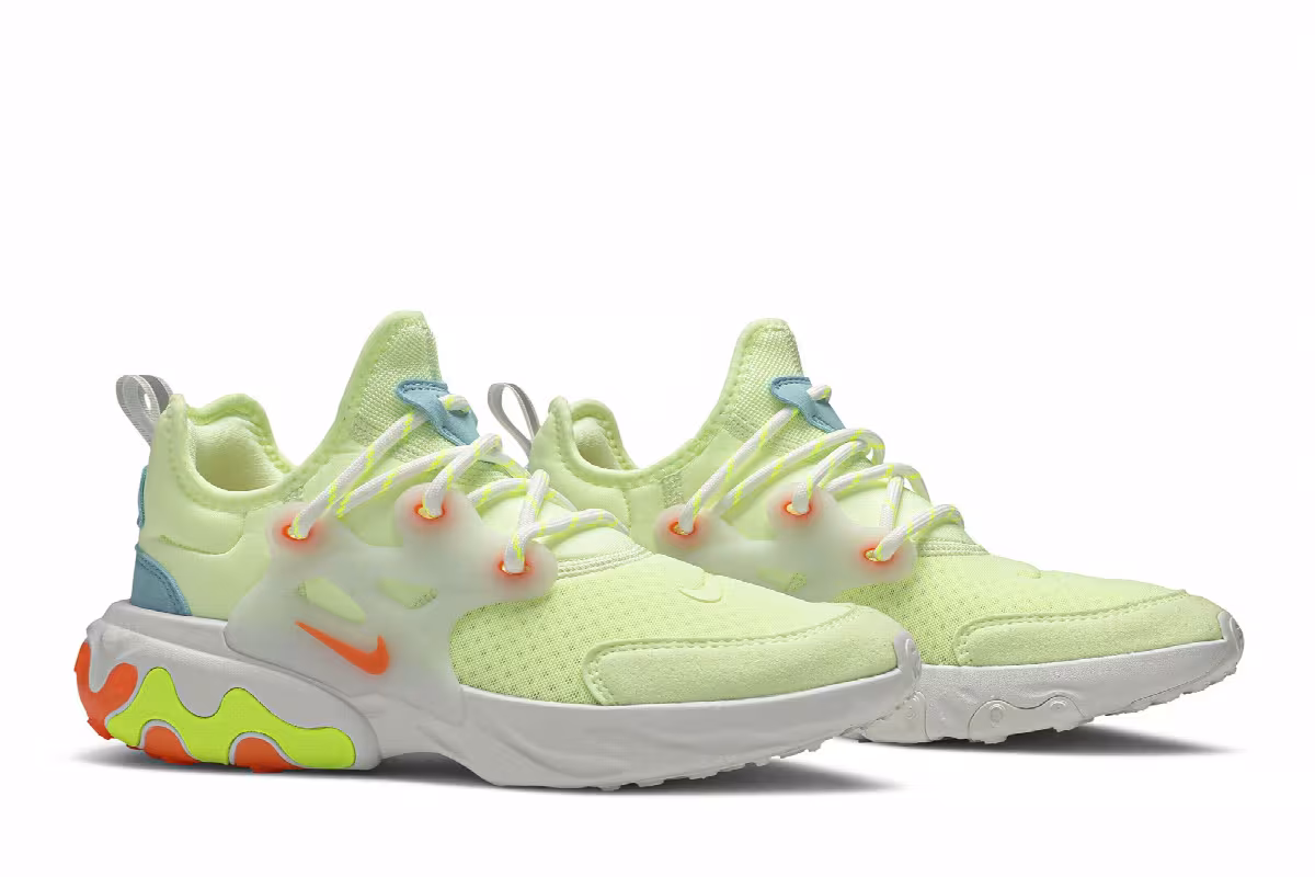 Nike React Presto GS Barely Volt, view 9