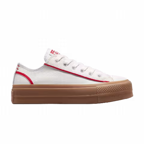 Converse Wmns Chuck Taylor All Star Lift Platform Low 'Egret Red Gum'