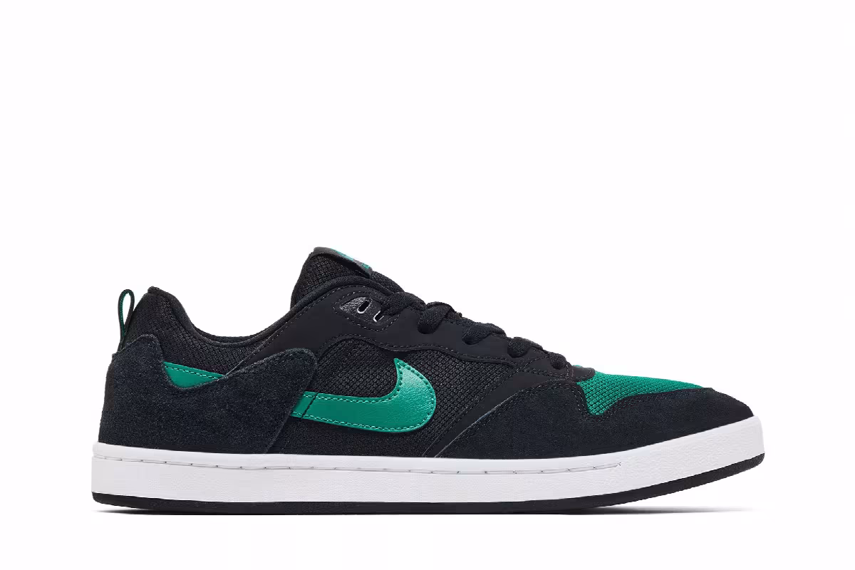 Nike Alleyoop SB Black Mystic Green, view 2