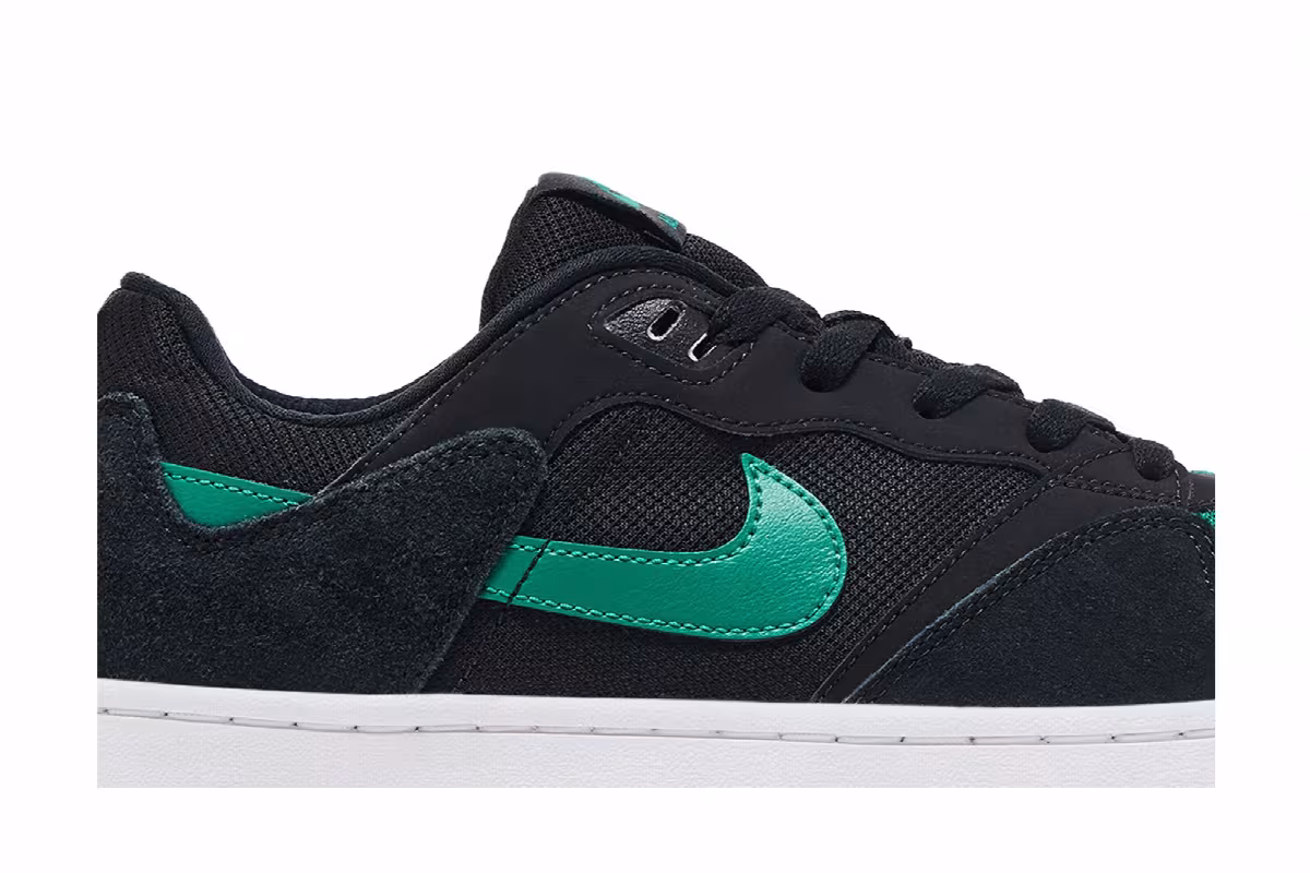 Nike Alleyoop SB Black Mystic Green, view 3