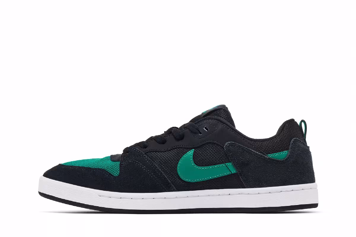 Nike Alleyoop SB Black Mystic Green, view 4