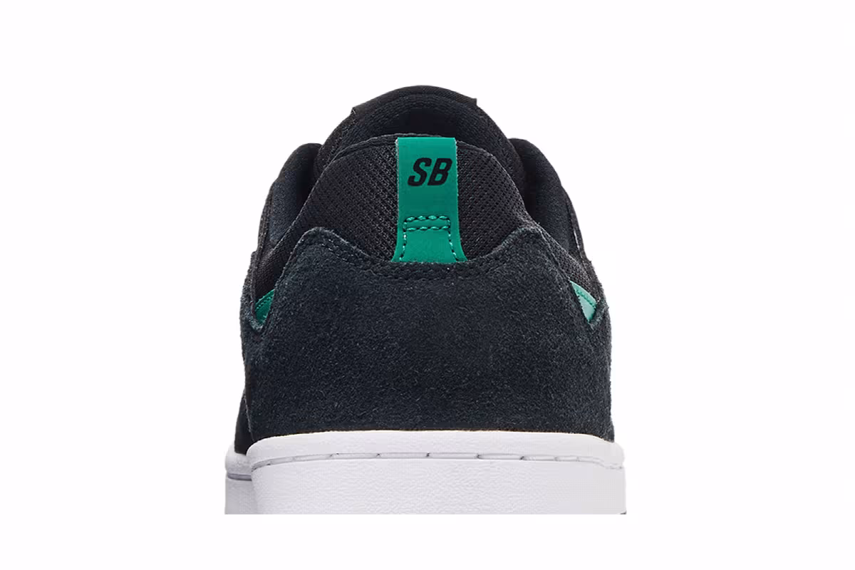 Nike Alleyoop SB Black Mystic Green, view 8