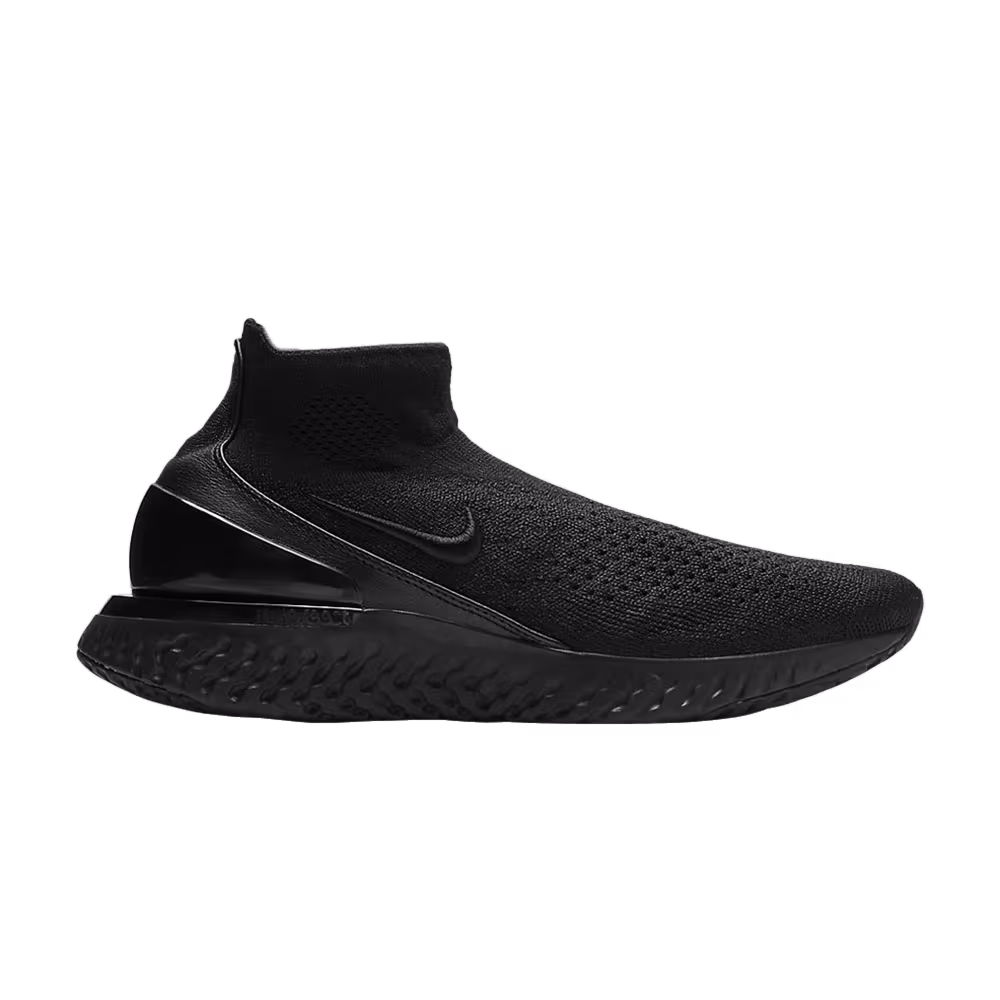 Nike Rise React Flyknit Triple Black