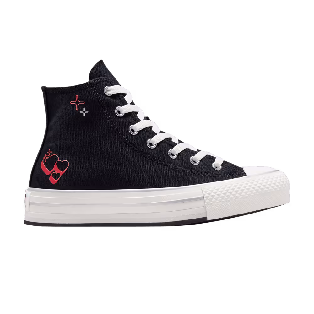 Converse Chuck Taylor All Star EVA Lift Platform High GS Y2K Heart