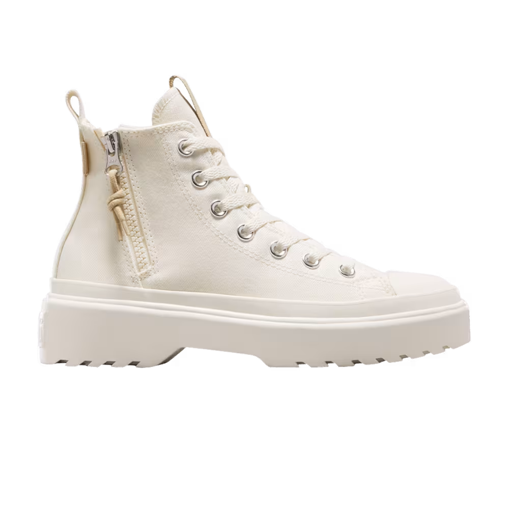 Converse Chuck Taylor All Star Lugged Lift Platform EasyOn High GS Egret Nutty Granola