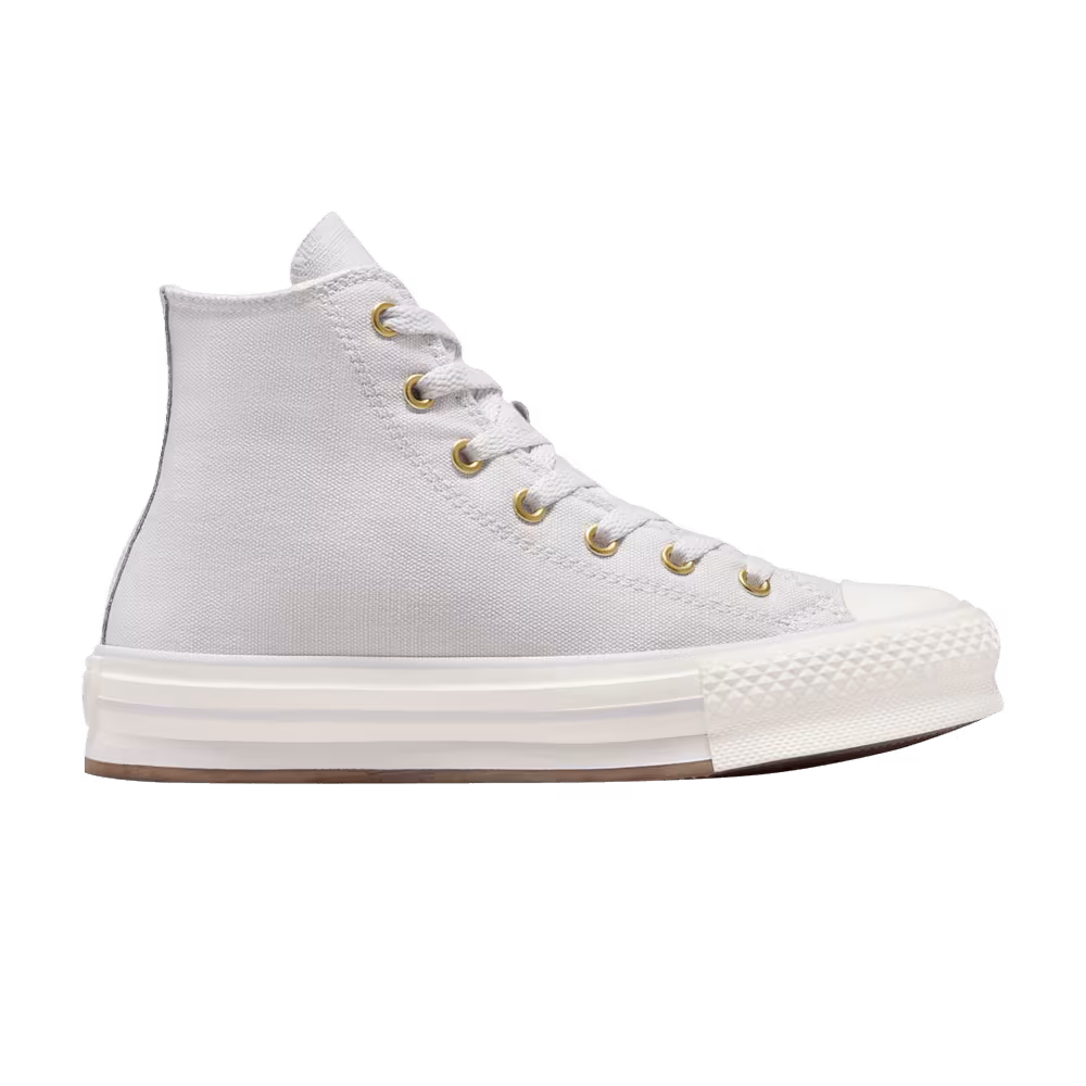 Converse Chuck Taylor All Star EVA Lift Platform High GS Tonal Canvas - Barely Grey