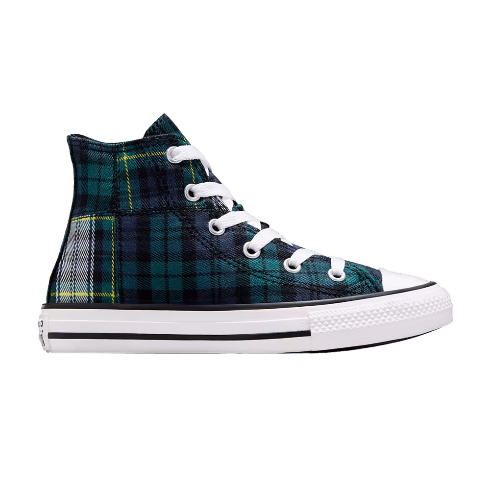 Converse Chuck Taylor All Star High PS Plaid - Dragon Scale Green