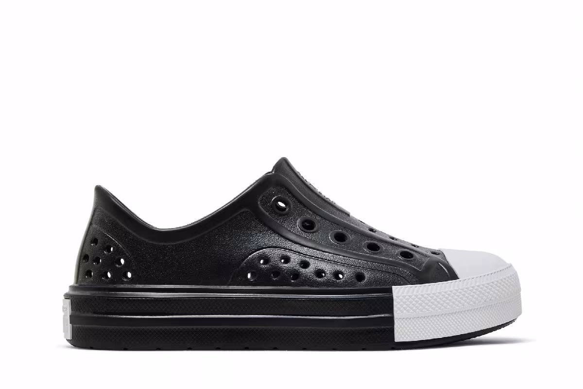 Converse Chuck Taylor All Star Play Lite CX Low GS Black White, view 2