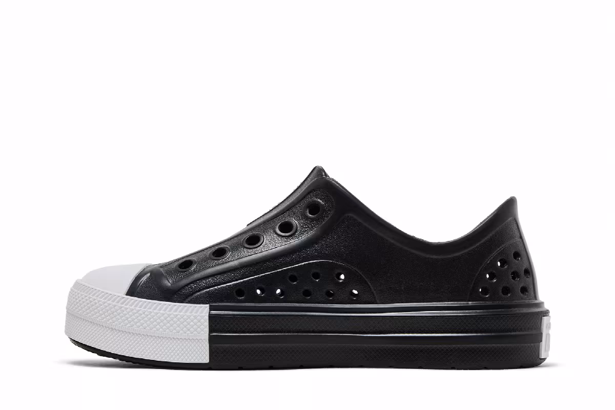 Converse Chuck Taylor All Star Play Lite CX Low GS Black White, view 4