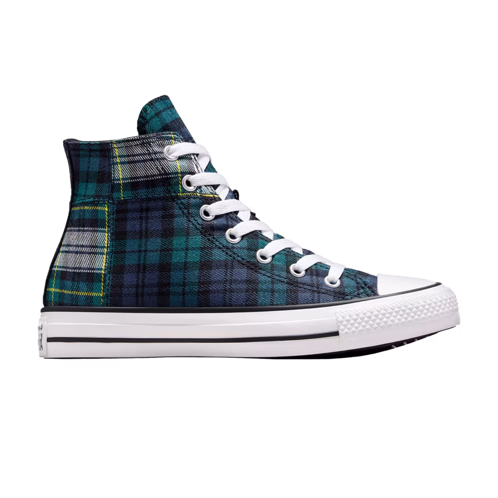 Converse Chuck Taylor All Star High GS Plaid - Dragon Scale Green