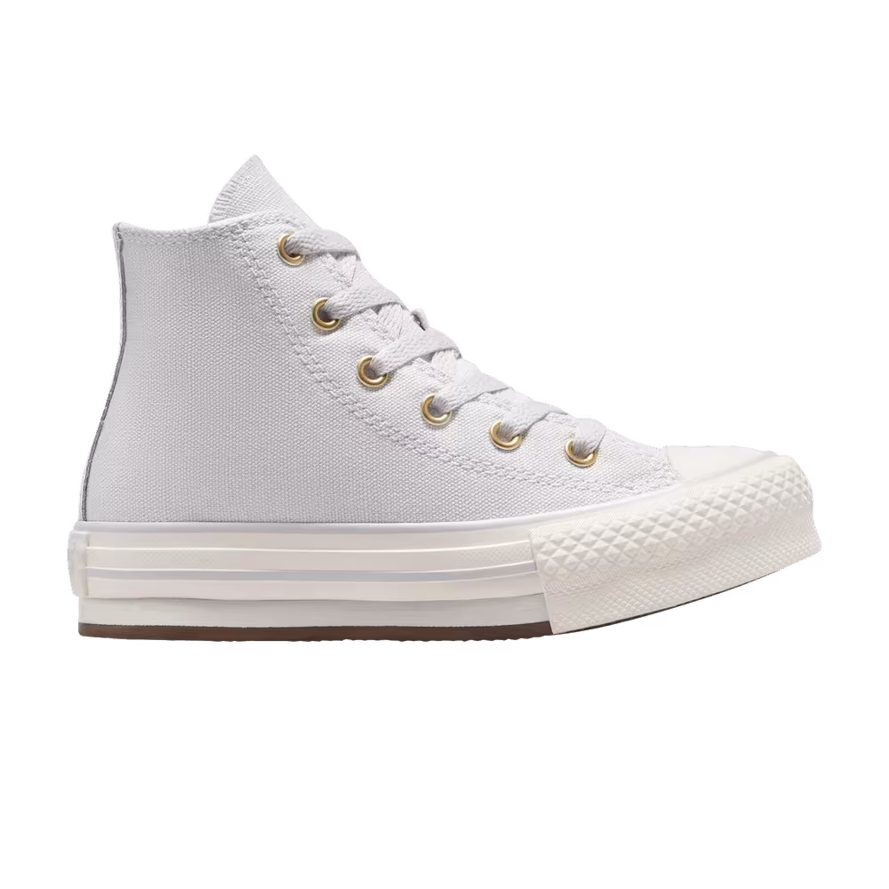 Converse Chuck Taylor All Star EVA Lift Platform High PS Tonal Canvas - Barely Grey Gold