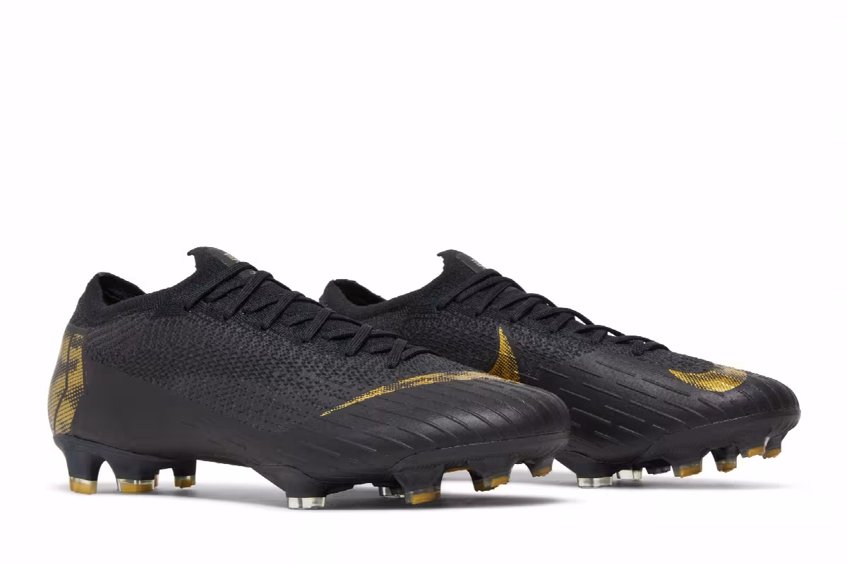 Nike Vapor 12 Elite FG Black Gold, view 9