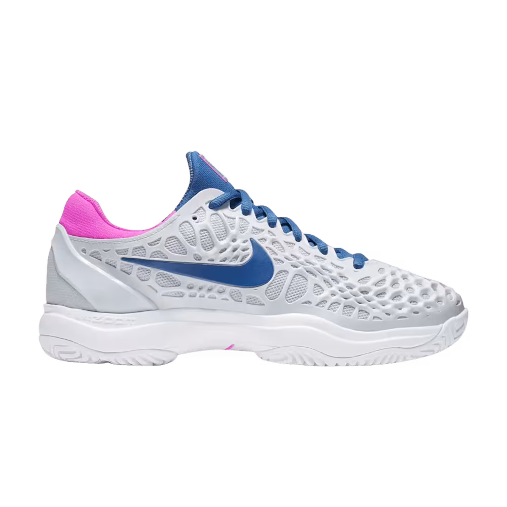 Nike Women's Zoom Cage 3 Half Blue Pink Blast