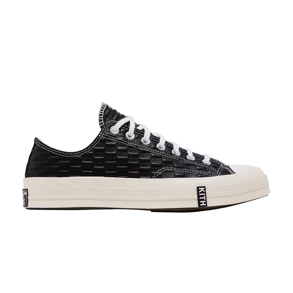 Kith x Converse Chuck 70 Low Black Monogram