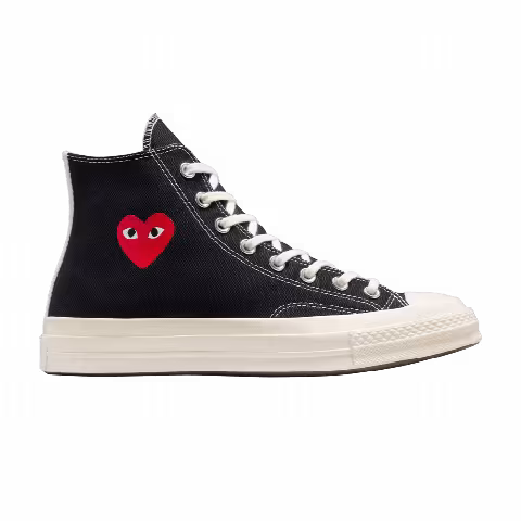 Comme des Garçons PLAY x Converse Chuck 70 High 'Single Heart - Black'
