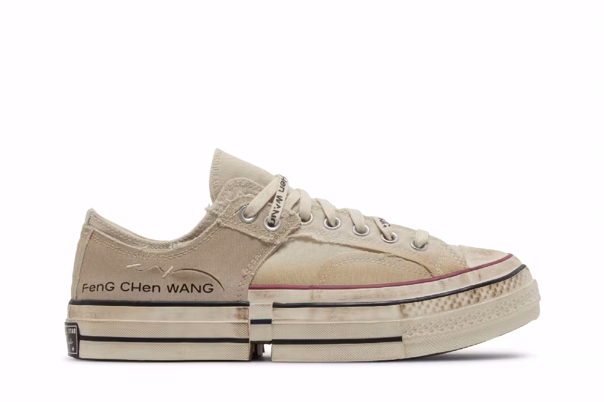 Feng Chen Wang x Converse Chuck 70 2-in-1 Low Brown Rice, view 2