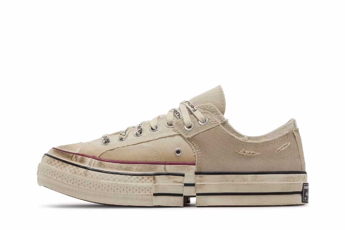 Feng Chen Wang x Converse Chuck 70 2-in-1 Low Brown Rice, view 4