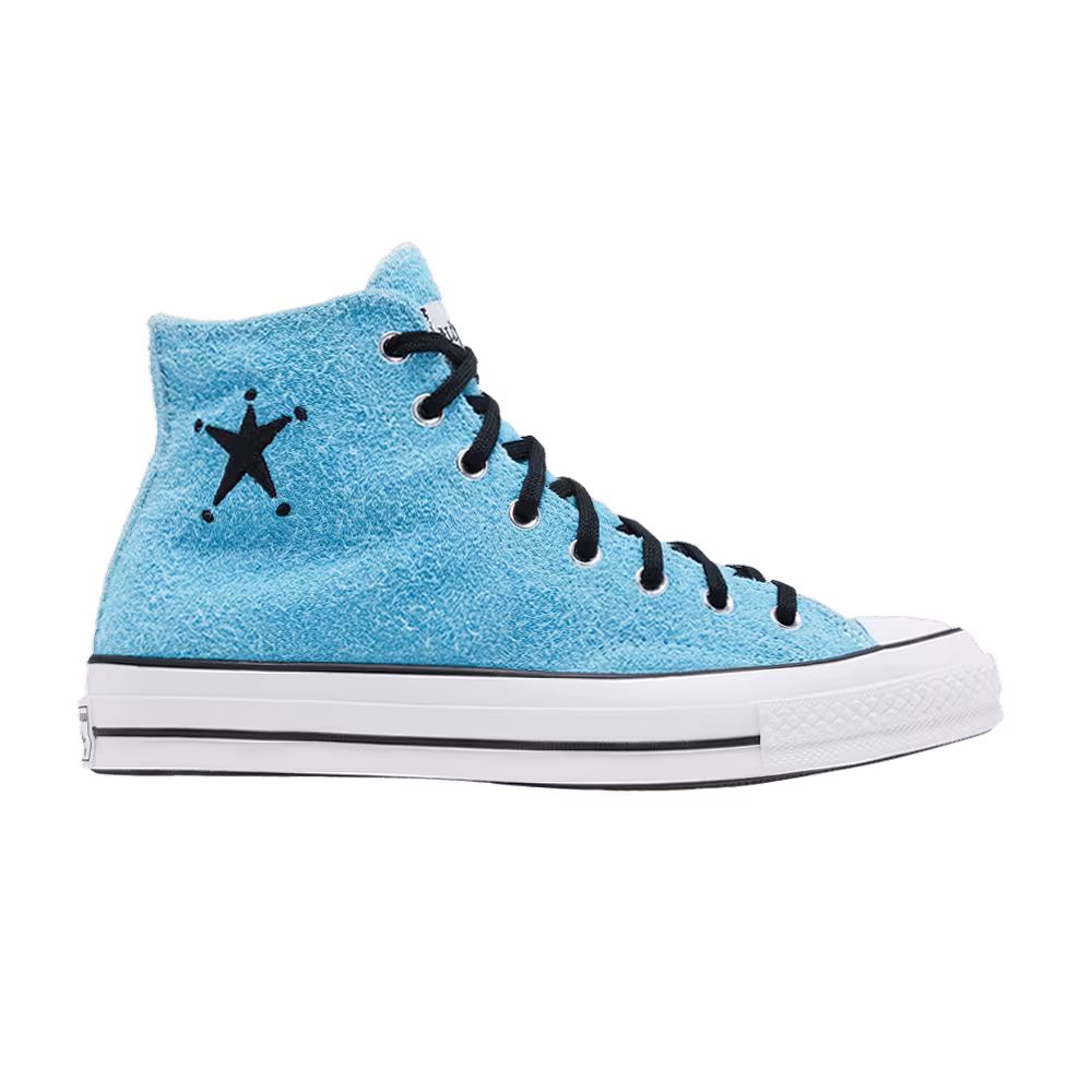 Stussy x Converse Chuck 70 High Sky Blue