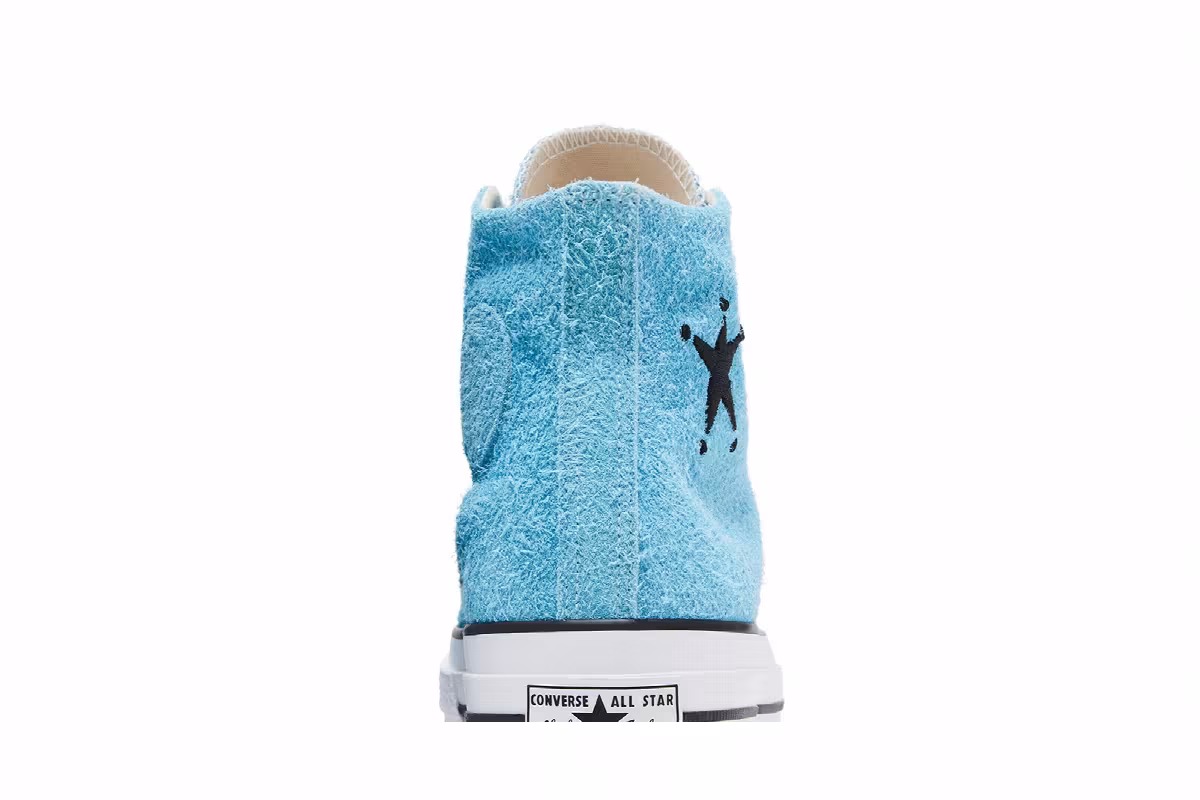 Stussy x Converse Chuck 70 High Sky Blue, view 8
