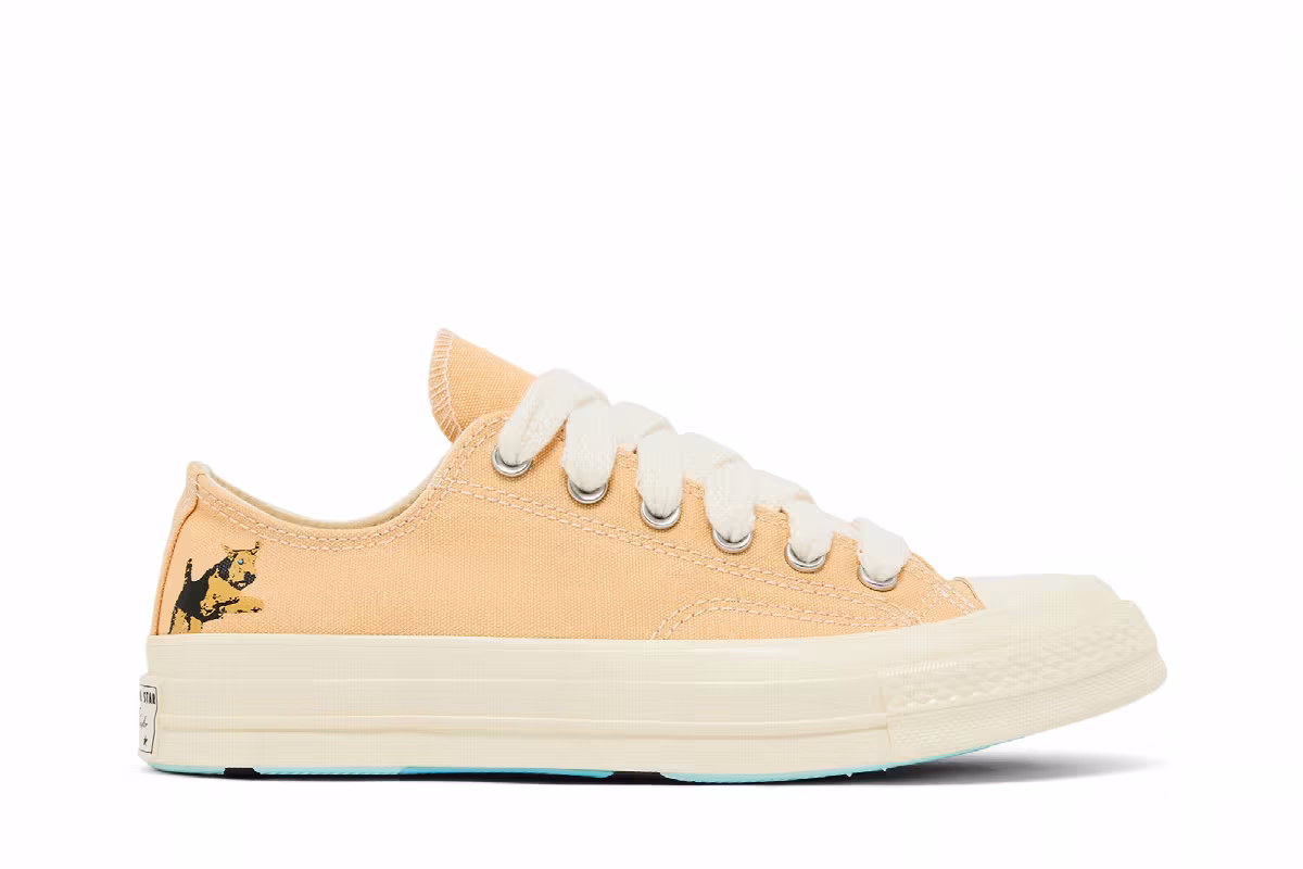 Golf Le Fleur x Converse Chuck 70 Low Darryl Pack - Apricot Cream, view 2
