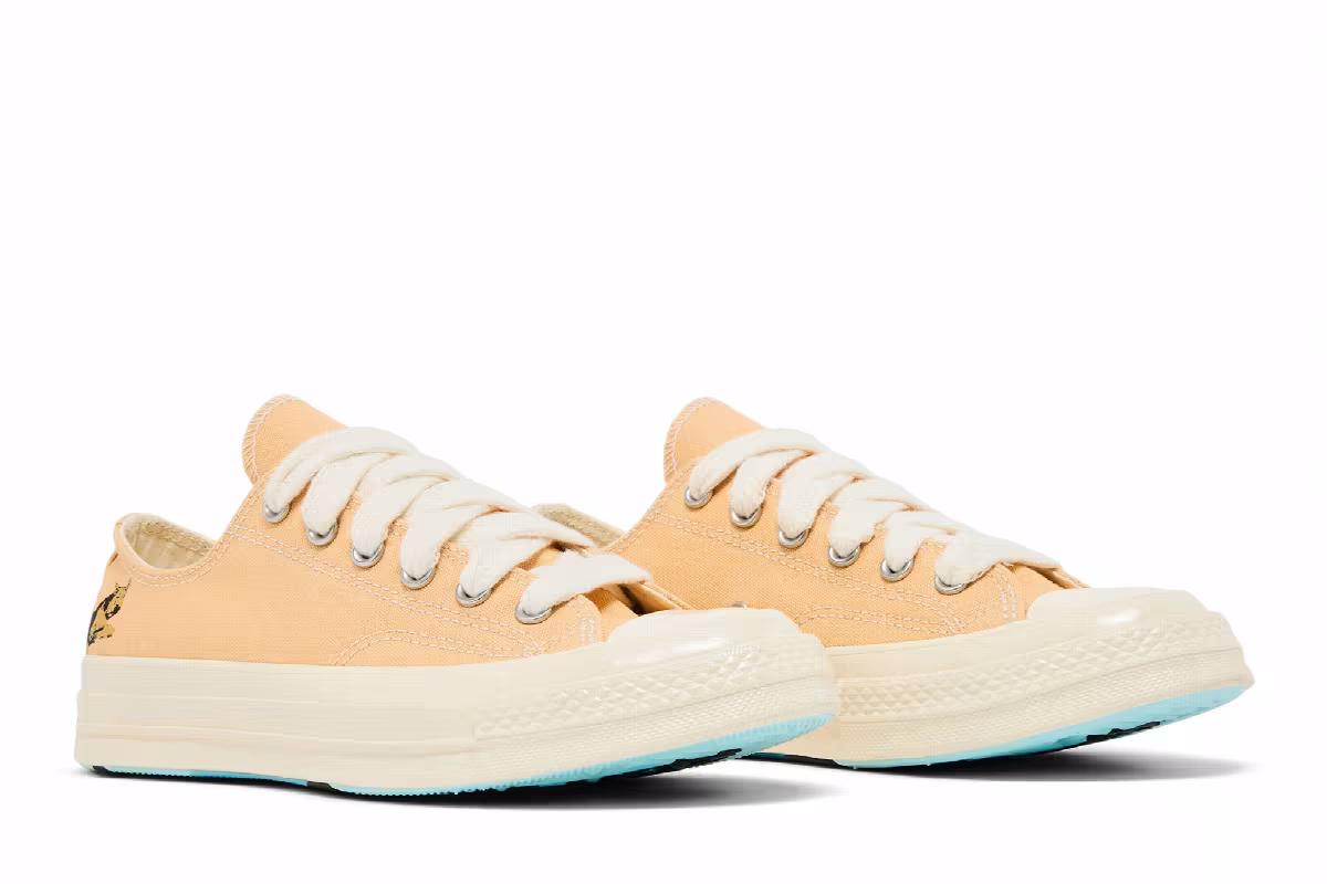 Golf Le Fleur x Converse Chuck 70 Low Darryl Pack - Apricot Cream, view 9
