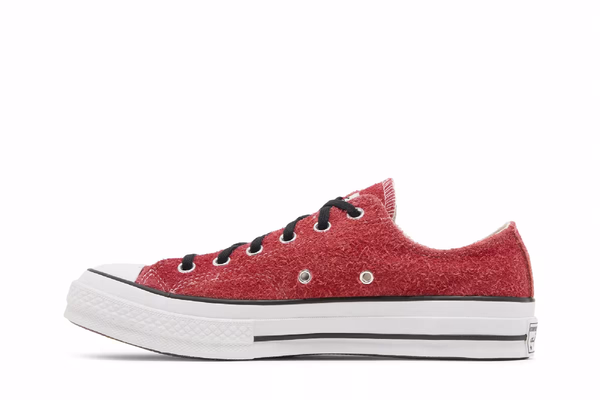 Stussy x Converse Chuck 70 Low Poppy Red, view 4
