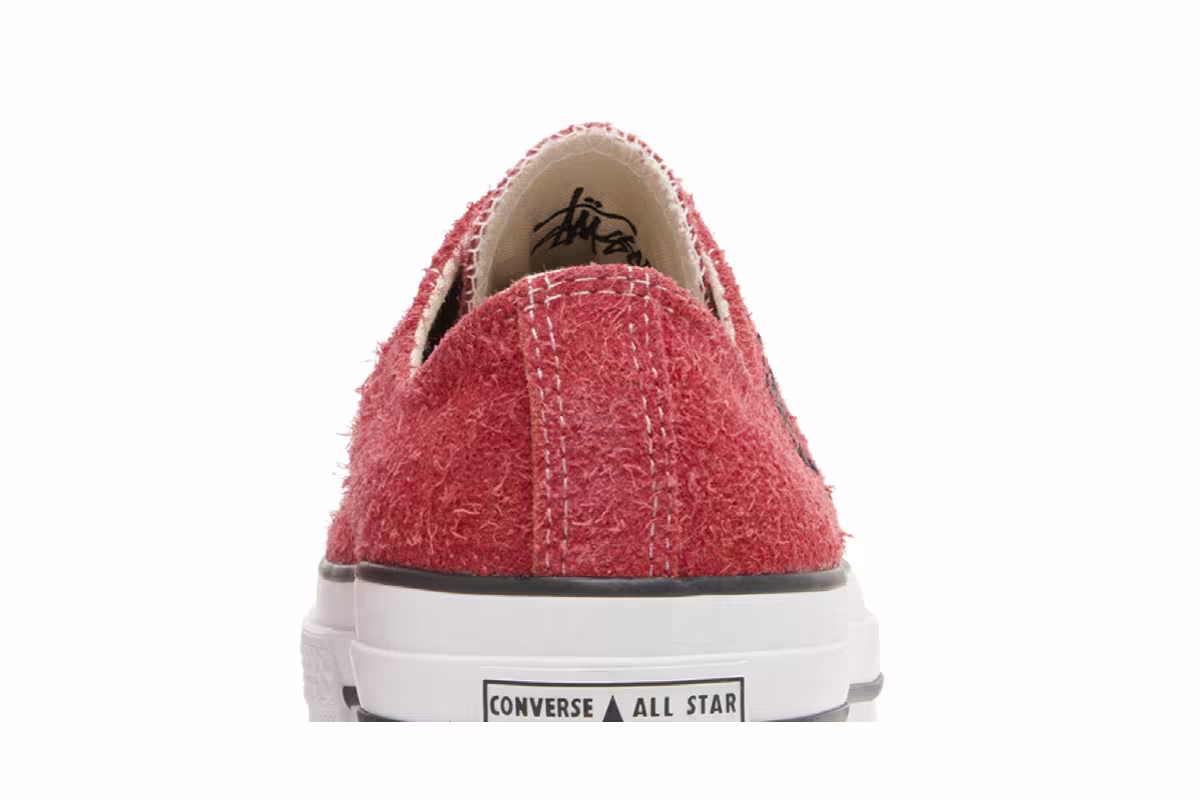 Stussy x Converse Chuck 70 Low Poppy Red, view 8