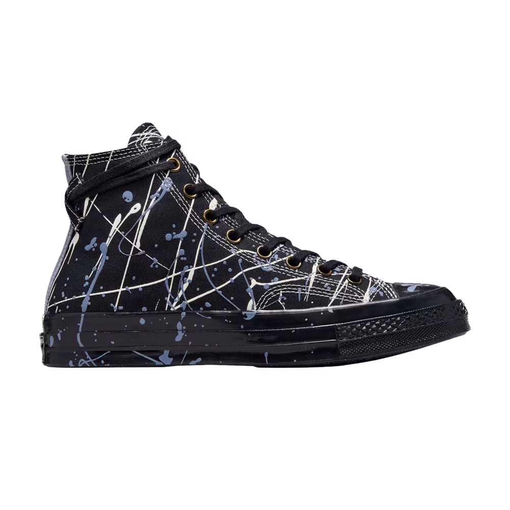 Converse Chuck 70 High Paint Splatter - Black