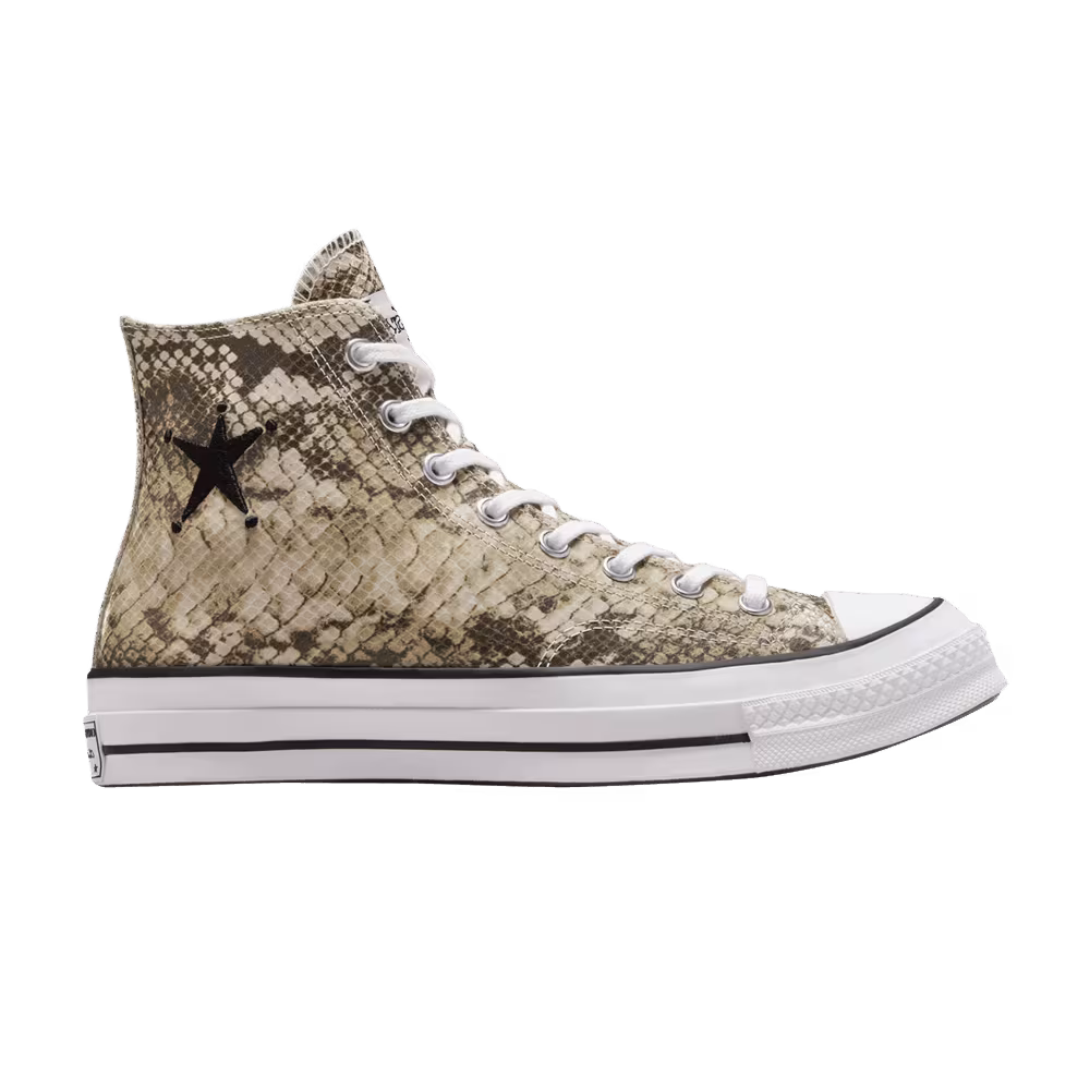 Stussy x Converse Chuck 70 High Snakeskin
