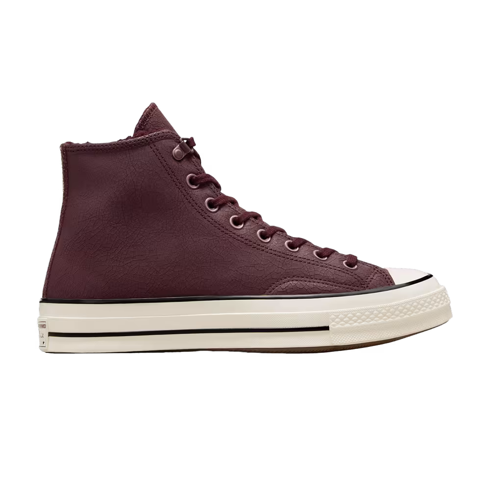 Converse Chuck 70 High Distressed Leather - Bloodstone