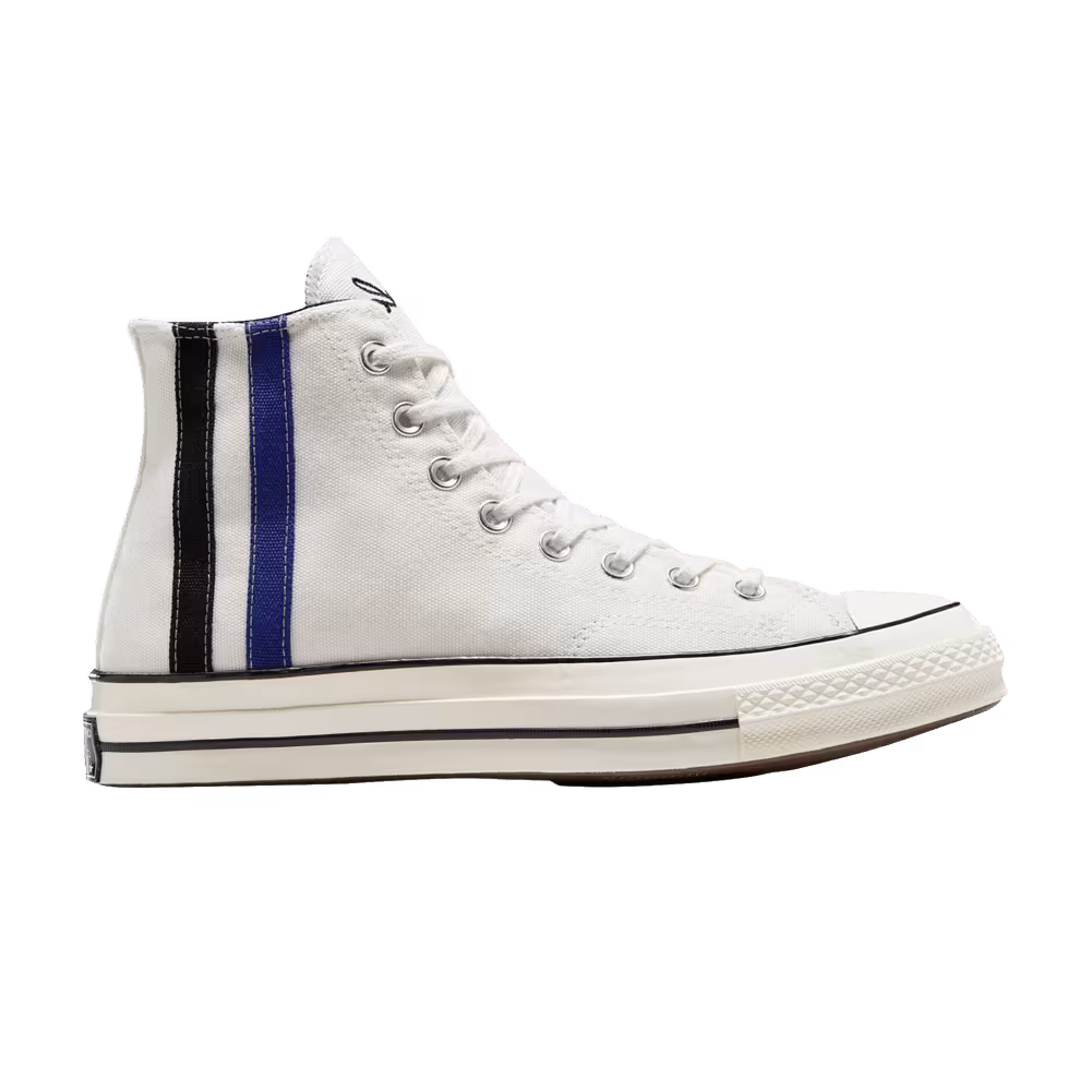 Converse Chuck 70 High Archival Stripes - Vintage White